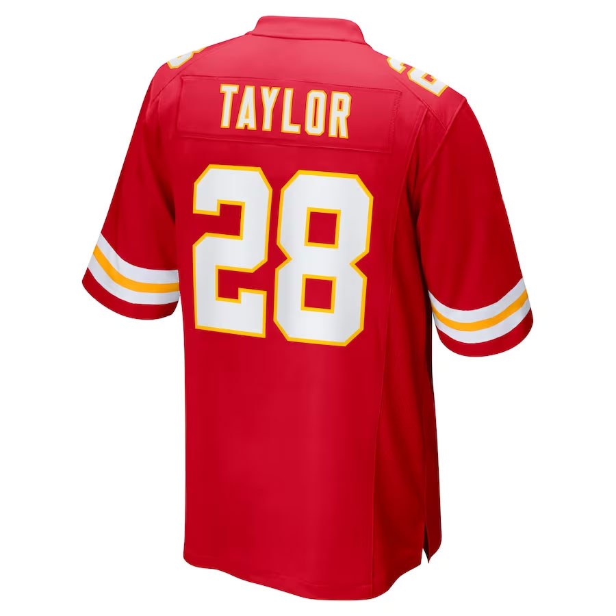 Keith-Taylor-Kansas-City-Chiefs-CJP-Apparel-Team-Game-Jersey---Red.Back-Viwe