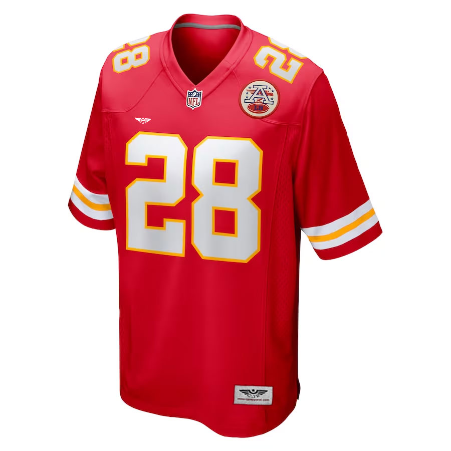 Keith-Taylor-Kansas-City-Chiefs-CJP-Apparel-Team-Game-Jersey---Red.Furent-Viwe