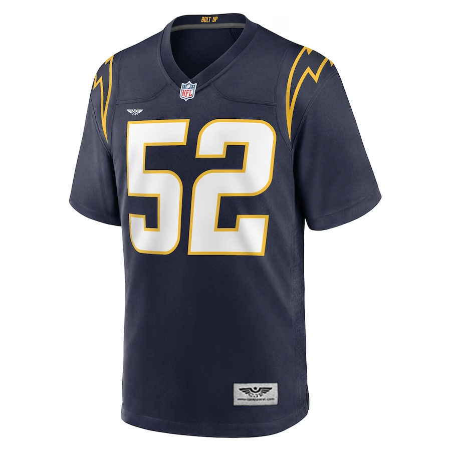 Khalil-Mack-Los-Angeles-Chargers-CJP-Apparel-Alternate-Game-Jersey---Navy.Furent-Viwe