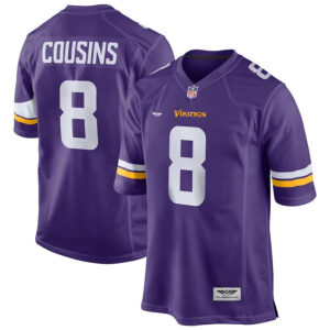 Kirk Cousins Minnesota Vikings  CJP Apparel Game Jersey - Purple
