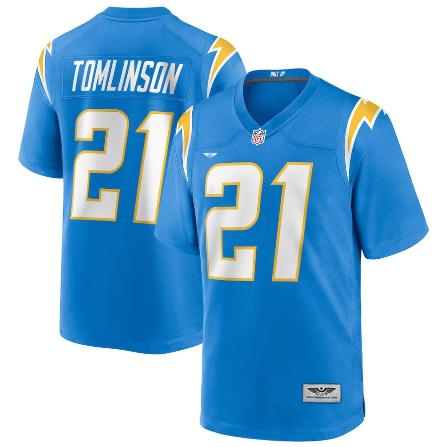 LaDainian-Tomlinson-Los-Angeles-Chargers-CJP-Apparel-Game-Retired-Player-Jersey---Powder-Blue