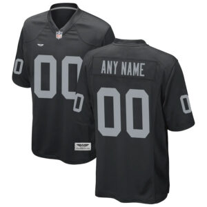 Las Vegas Raiders CJP Apparel Custom Game Jersey - Black