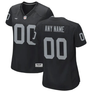 Las Vegas Raiders CJP Apparel Women's Custom Game Jersey - Black