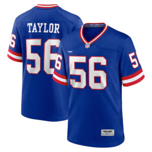Lawrence Taylor New York Giants  CJP Apparel Classic Retired Player Game Jersey - Royal