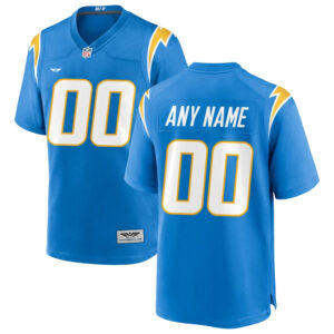 Los Angeles Chargers CJP Apparel Custom Game Jersey - Powder Blue