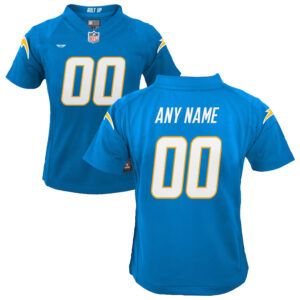 Los Angeles Chargers CJP Apparel Custom Game Jersey - Powder Blue