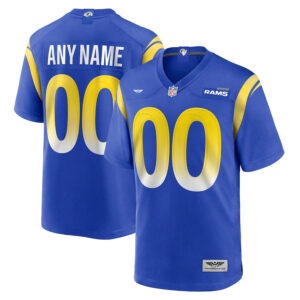 Los Angeles Rams CJP Apparel Custom Game Jersey - Royal