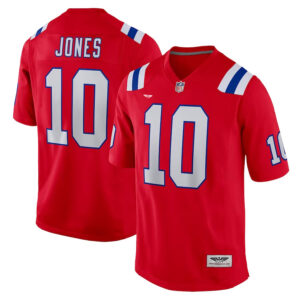 Mac Jones New England Patriots CJP Apparel Game Jersey - Red