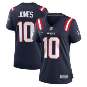 Mac Jones New England Patriots CJP Apparel Women's Team Game Jersey - Navy