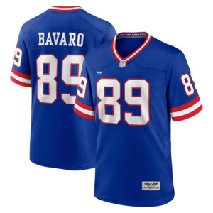 Mark Bavaro New York Giants CJP Apparel Classic Retired Player Game Jersey - Royal