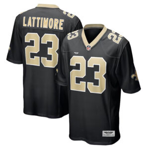 Marshon Lattimore New Orleans Saints CJP Apparel Team Game Jersey - Black