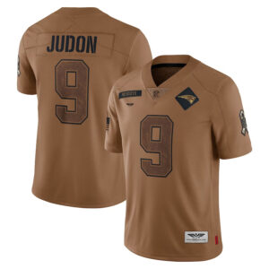 Matthew Judon New England Patriots CJP Apparel 2023 Salute To Service Limited Jersey - Brown