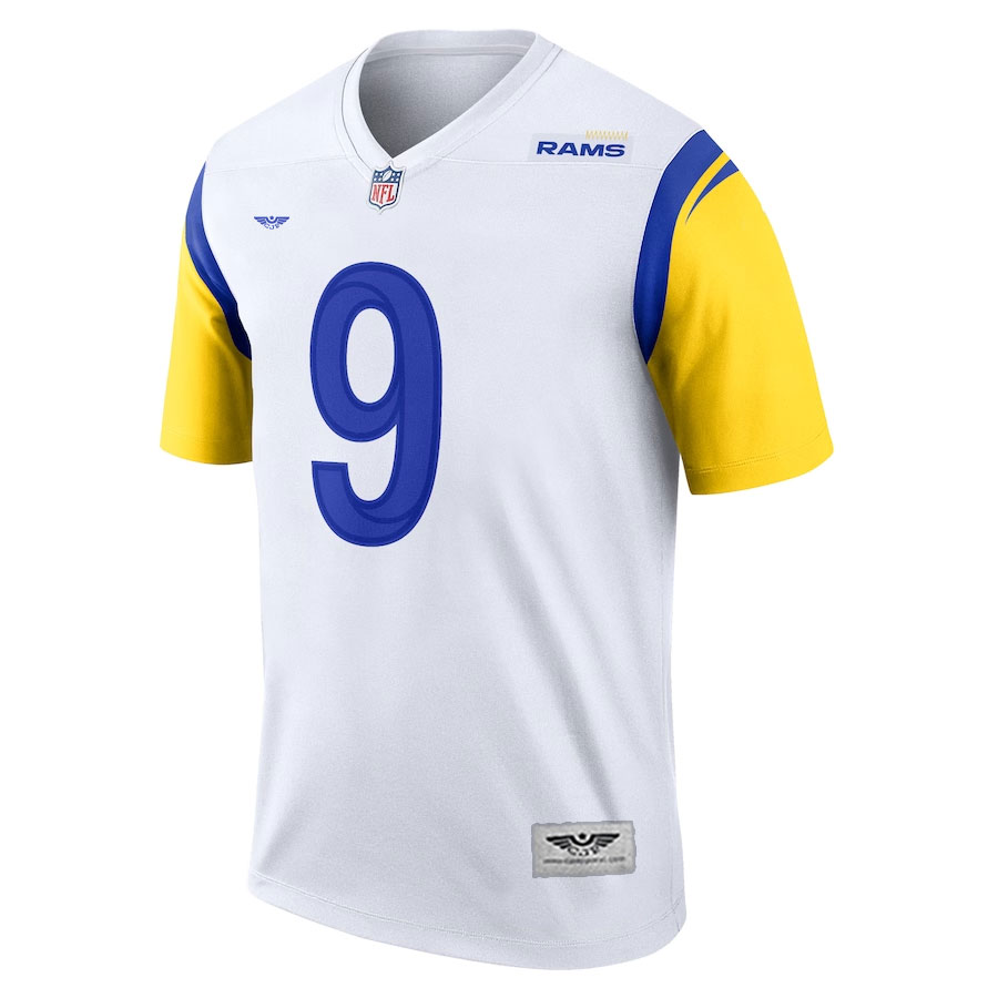 Matthew-Stafford-Los-Angeles-Rams-CJP-Apparel-Legend-Jersey---White.Furent-Viwe