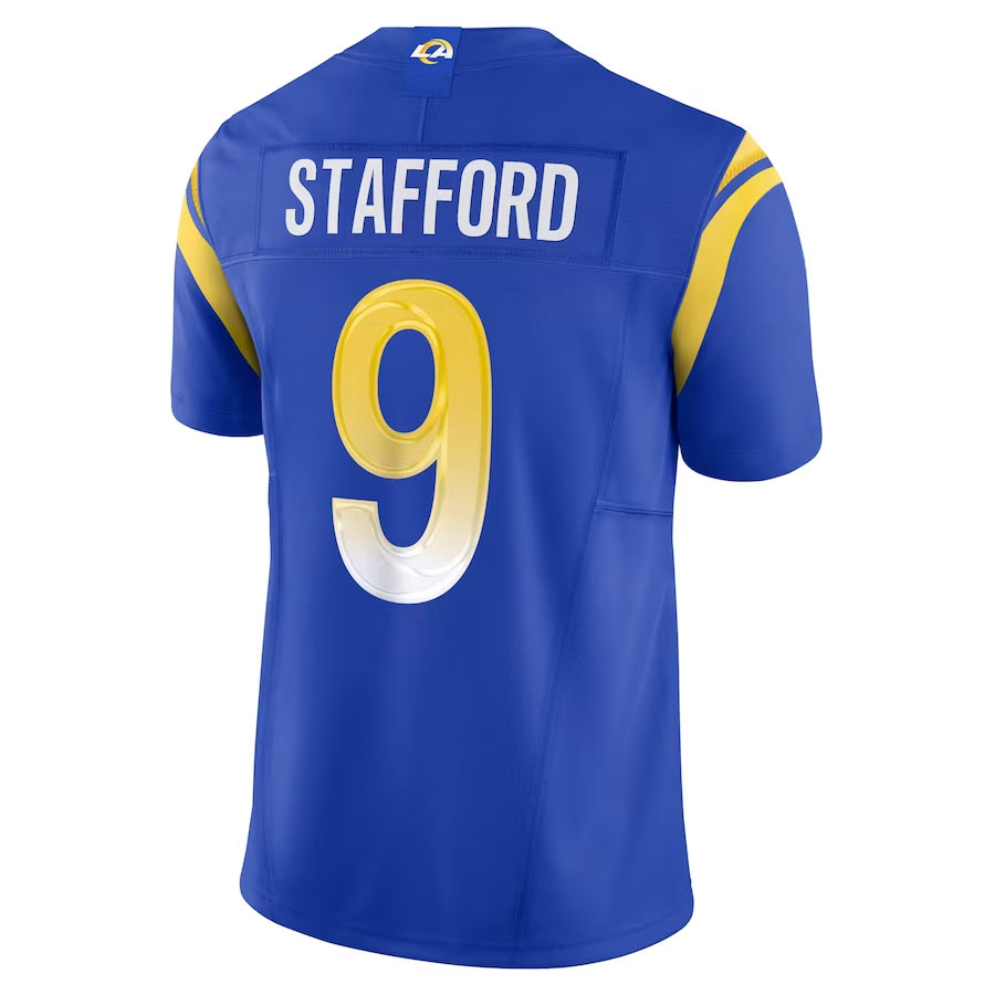 Matthew-Stafford-Los-Angeles-Rams-CJP-Apparel-Vapor-F.U.S.E.Back-Viwe