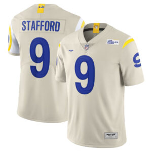 Matthew Stafford Los Angeles Rams CJP Apparel Vapor Limited Jersey - Bone