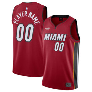 Miami Heat CJP Swingman Custom Jersey - Statement Edition - Red