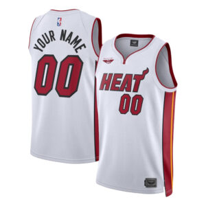 Miami Heat CJP Unisex Swingman Custom Jersey White - Association Edition