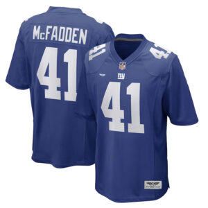Micah McFadden New York Giants CJP Apparel Game Player Jersey - Royal