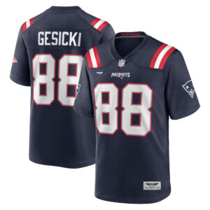 Mike Gesicki New England Patriots CJP Apparel Game Jersey - Navy