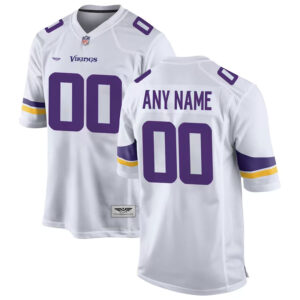 Minnesota Vikings CJP Apparel Custom Game Jersey - White