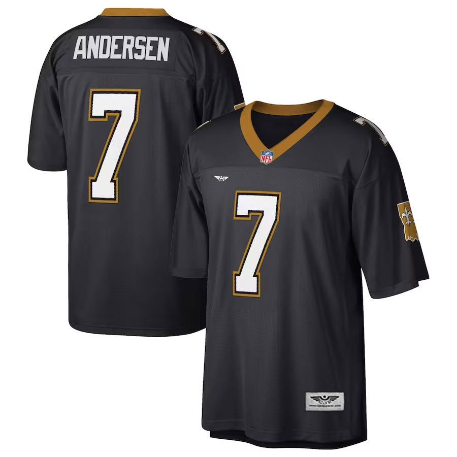 Morten-Andersen-New-Orleans-Saints-Mitchell-&-Ness-Retired-Player-Legacy-New-Jersey---Black