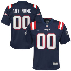 New England Patriots CJP Apparel Custom Game Jersey - Navy