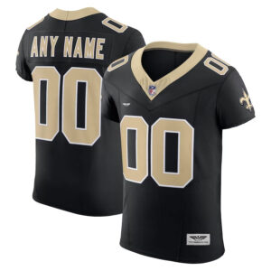 New Orleans Saints CJP Apparel Vapor F.U.S.E. Elite Custom Jersey - Black
