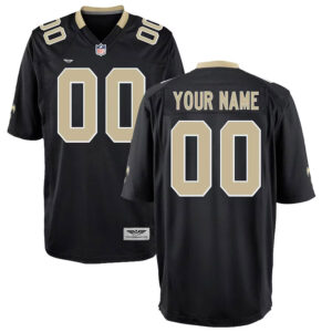 New Orleans Saints CJP Apparel Custom Game Jersey - Black