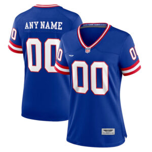 New York Giants CJP Apparel Women's Classic Custom Game Jersey - Royal