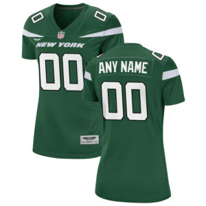 New York Jets CJP Apparel Women's Custom Game Jersey - Gotham Green