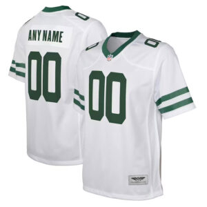 New York Jets CJP Apparel Legacy Custom Game Jersey - White