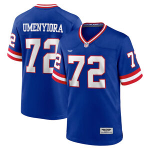Osi Umenyiora New York Giants CJP Apparel Classic Retired Player Game Jersey - Royal