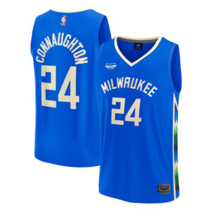 Pat Connaughton Milwaukee Bucks CJP City Edition Fastbreak Jersey - Royal Blue