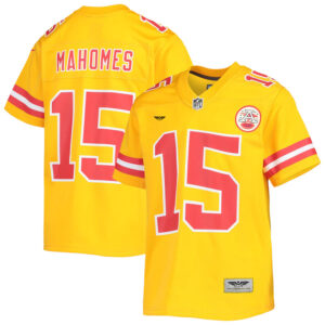Patrick Mahomes Kansas City Chiefs CJP Apparel Inverted Team Game Jersey - Gold
