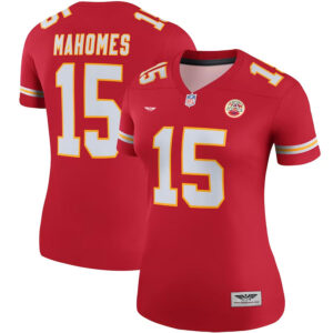 Patrick Mahomes Kansas City Chiefs CJP Apparel Women's Legend Team Jersey - Red