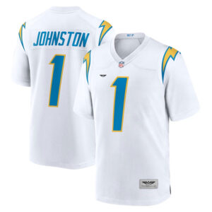 Quentin Johnston Los Angeles Chargers CJP Apparel Away Game Jersey - White