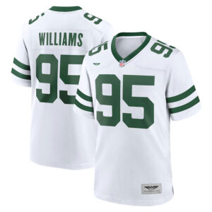 Quinnen Williams New York Jets CJP Apparel Legacy Player Game Jersey - White