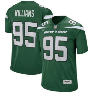 Quinnen Williams New York Jets CJP Apparel Game Jersey - Gotham Green