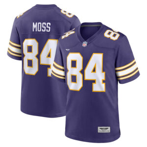 Randy Moss Minnesota Vikings CJP Apparel Classic Retired Player Game Jersey - Purple
