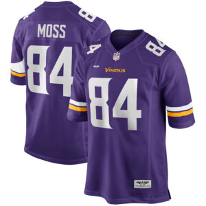 Randy Moss Minnesota Vikings CJP Apparel Game Retired Player Jersey - Purple