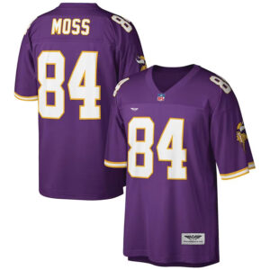 Randy Moss Minnesota Vikings CJP Apparel Big & Tall 1998 Retired Player  Jersey - Purple