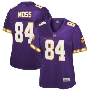 Randy Moss Minnesota Vikings NFL Pro Line Women's Retired Player  Jersey - Purple