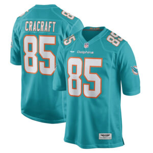 River Cracraft Miami Dolphins  CJP Apparel Game Player Jersey - Aqua