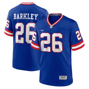 Saquon Barkley New York Giants CJP Apparel Classic Player Game Jersey - Royal