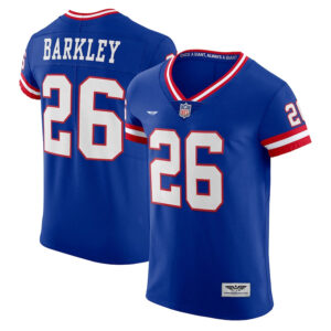Saquon Barkley New York Giants CJP Apparel Classic Vapor Elite Player Jersey - Royal