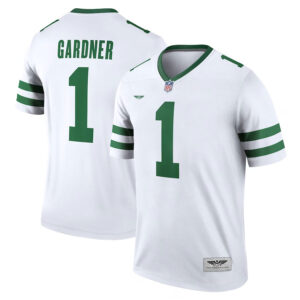 Sauce Gardner New York Jets CJP Apparel Alternate Legend Jersey - White