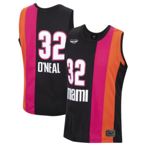 Shaquille O'Neal Miami Heat CJP 2005/06 Hardwood Classics Swingman Jersey - Black
