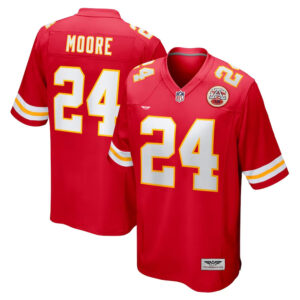 Skyy Moore Kansas City Chiefs CJP Apparel Game Player Jersey - Red