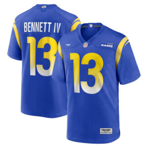Stetson Bennett Los Angeles Rams CJP Apparel Team Game Jersey - Royal