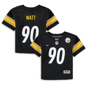 T.J. Watt Pittsburgh Steelers CJP Apparel Player Game Jersey - Black